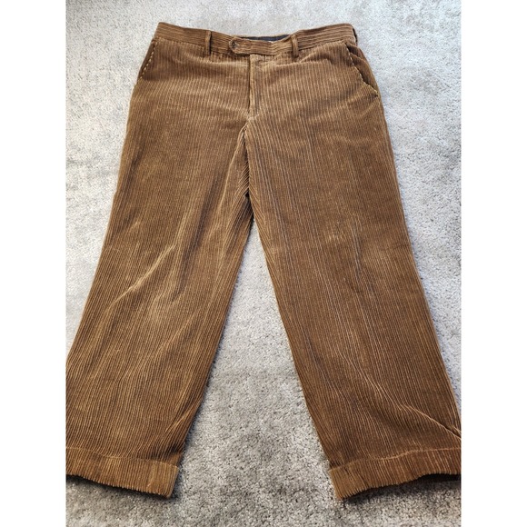 Ermenegildo Zegna Other - Ermenegildo Zegna Soft Pants Men's Brown  CashCo Hemmed